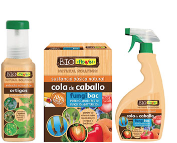 Extractos de ortiga y cola de caballo para prevenir plagas y hongos